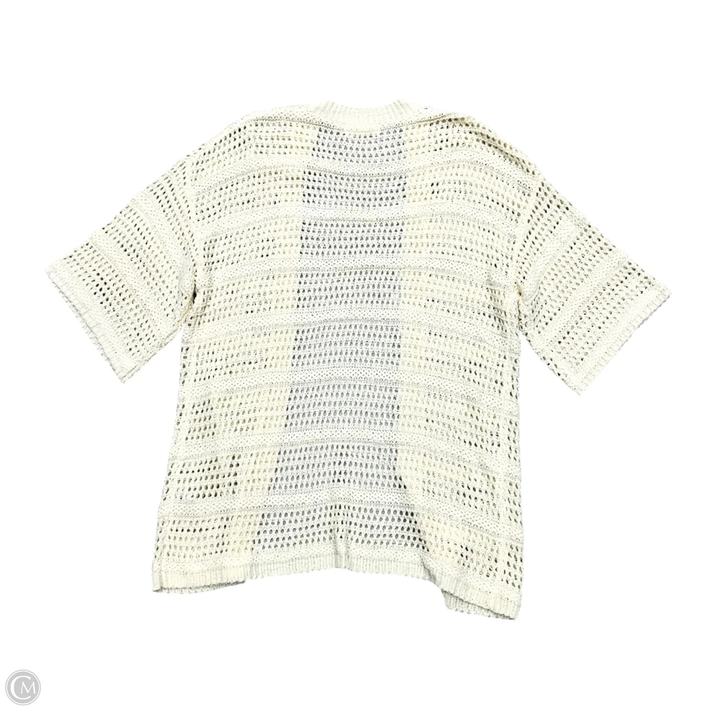 Sweater Cardigan By Anthropologie In Cream, Size: Osfm