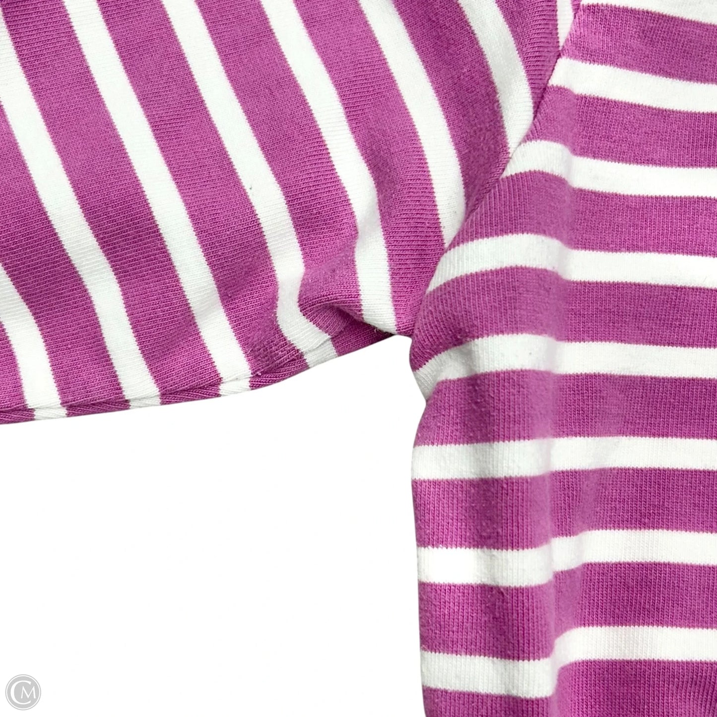 Top Long Sleeve Luxury Designer By Marc Jacobs In Striped Pattern, Size: L