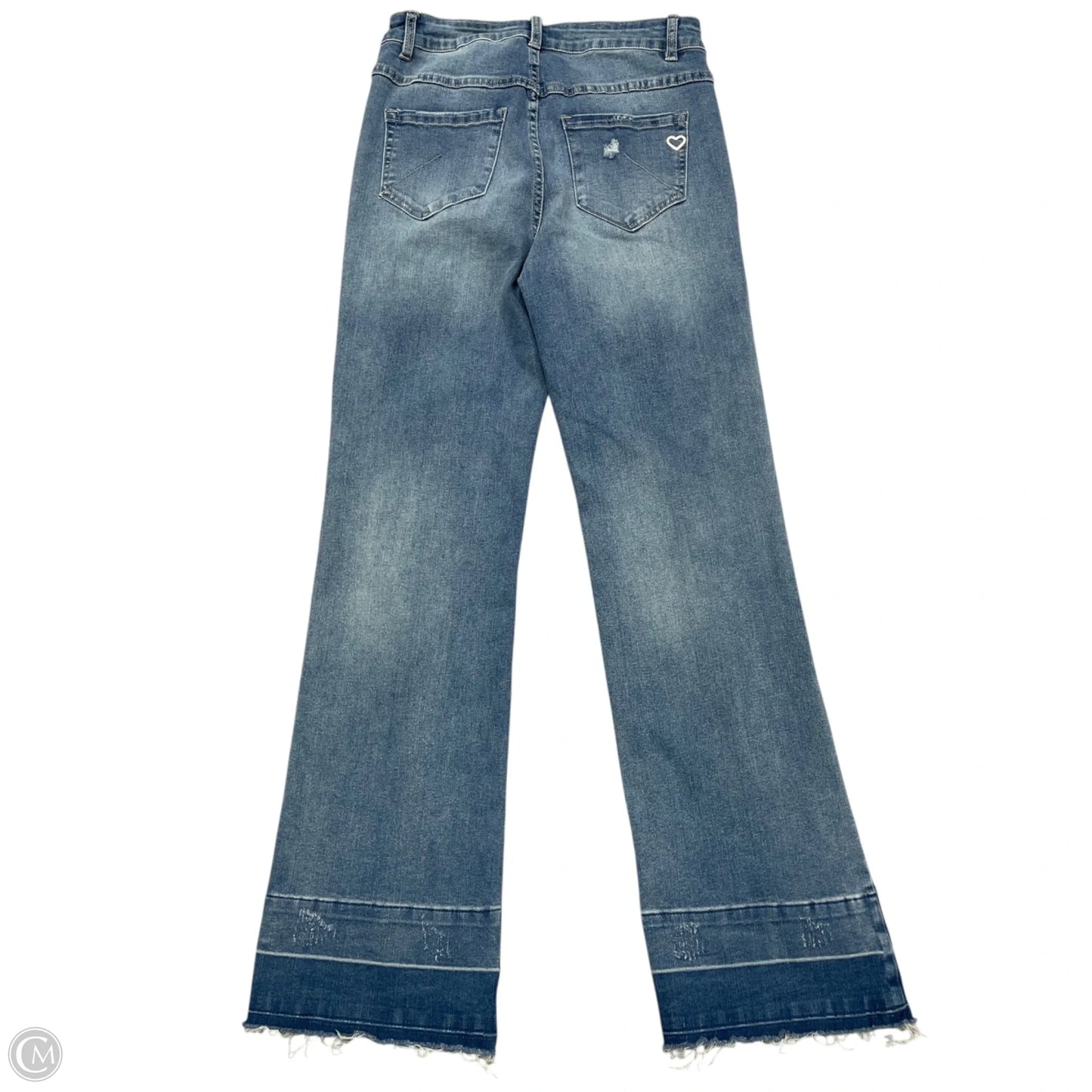 Jeans Straight By Rrenua In Blue Denim, Size: 2