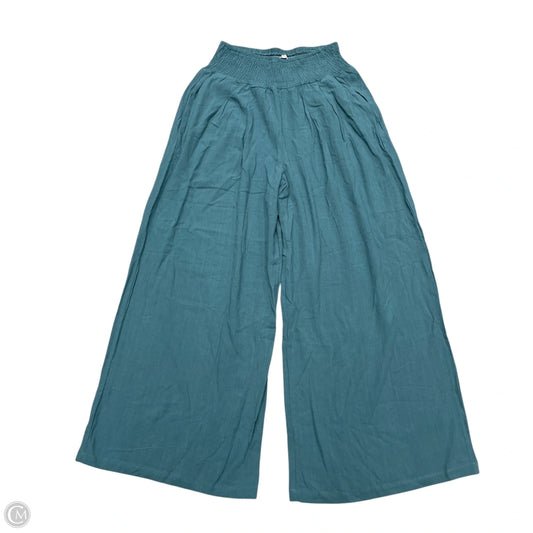 Jeans Wide Leg By Anrabess In Teal, Size: M