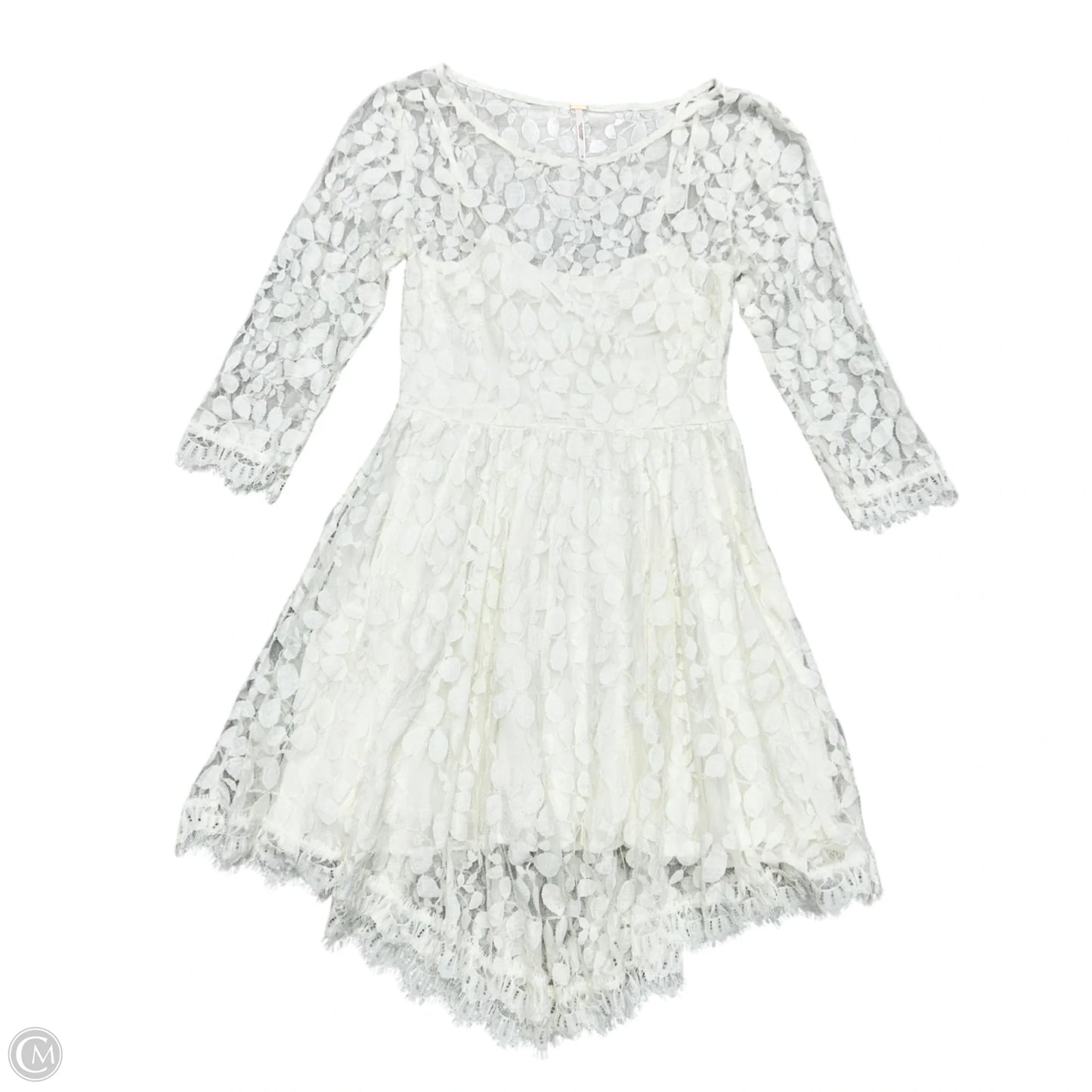 Dress Casual Short By Free People In Ivory, Size: Xs