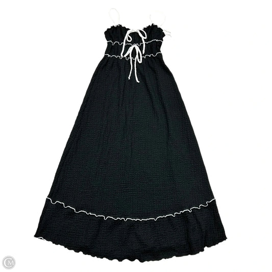 Dress Casual Maxi By See You Monday In Black & White, Size: M