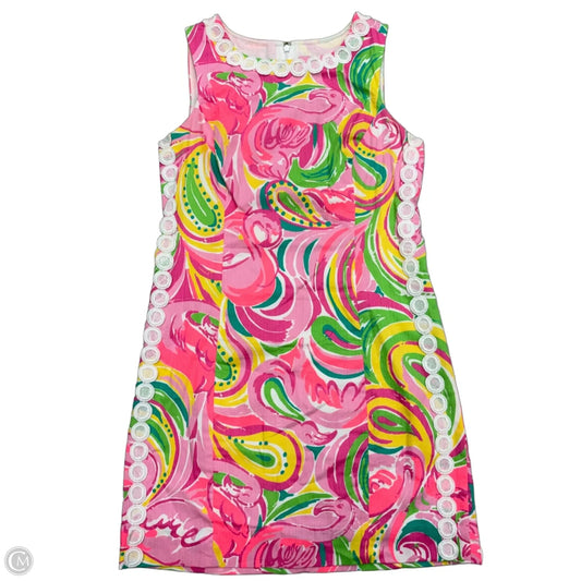 Dress Designer By Lilly Pulitzer In Pink & Yellow, Size: S