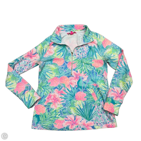 Sweatshirt Designer By Lilly Pulitzer In Blue & Pink, Size: Xs
