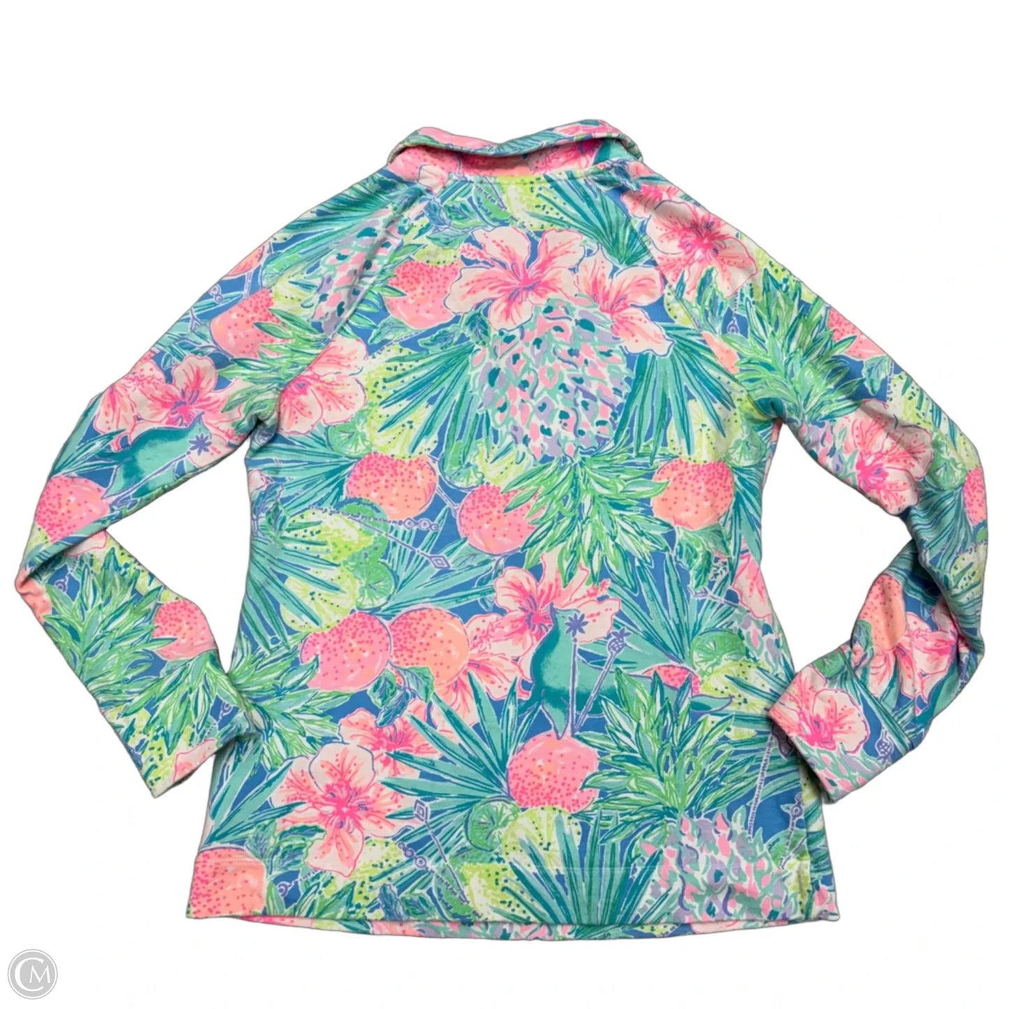Sweatshirt Designer By Lilly Pulitzer In Blue & Pink, Size: Xs