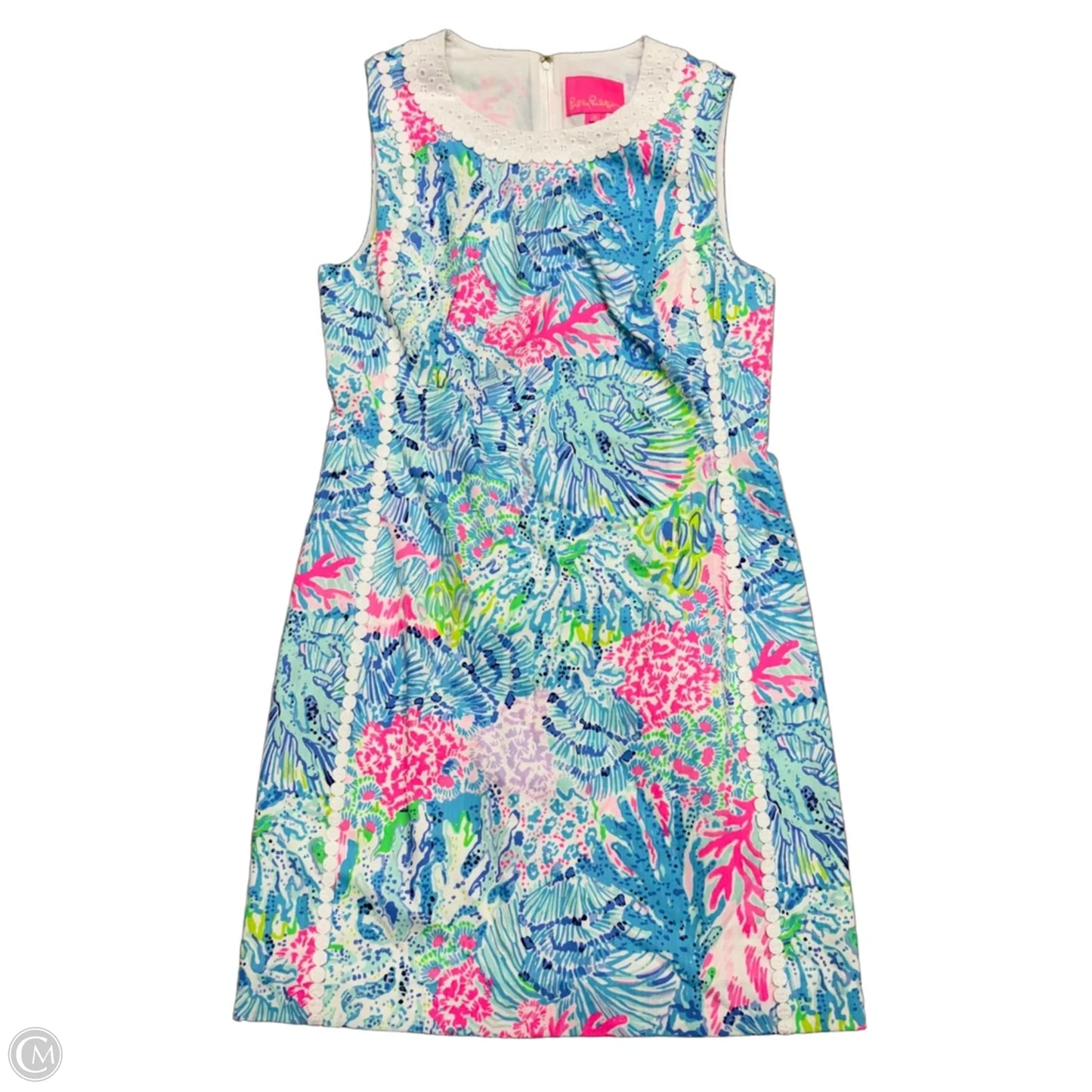 Dress Designer By Lilly Pulitzer In Blue & Pink, Size: S