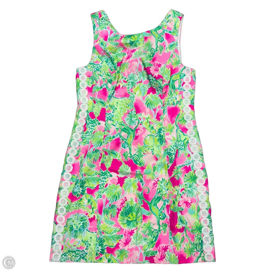 Dress Designer By Lilly Pulitzer In Green & Pink, Size: S