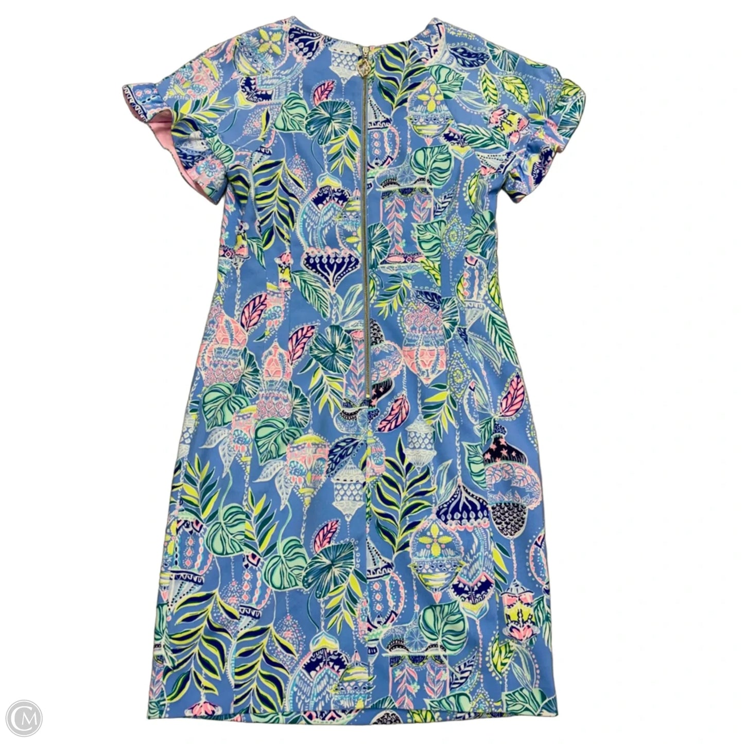 Dress Designer By Lilly Pulitzer In Blue & Pink, Size: S