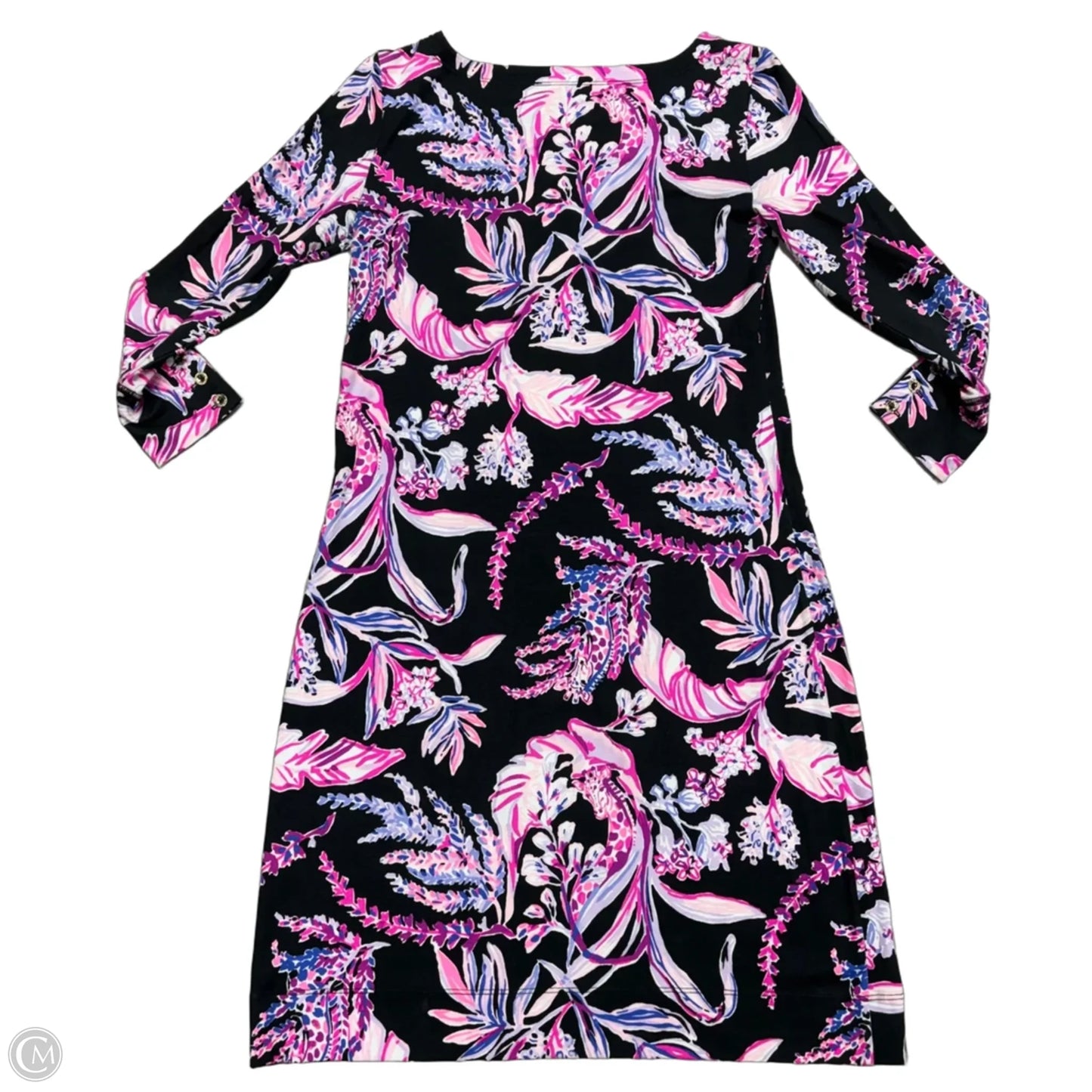 Dress Designer By Lilly Pulitzer In Black & Purple, Size: Xs