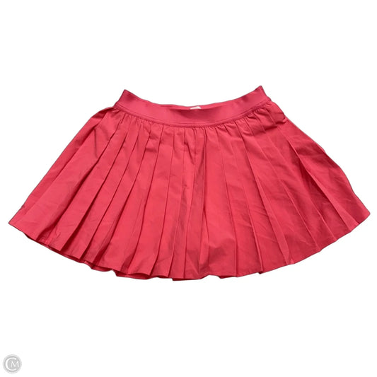 Athletic Skort By Lululemon In Red, Size: S