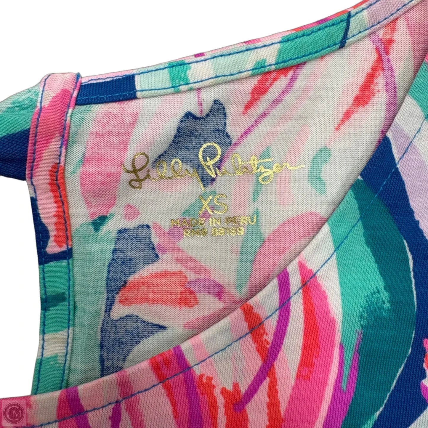 Dress Designer By Lilly Pulitzer In Blue & Pink, Size: Xs