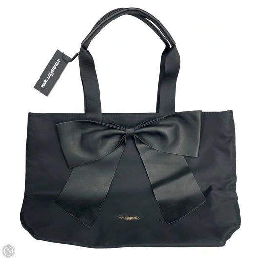Tote Designer By Karl Lagerfeld, Size: Large