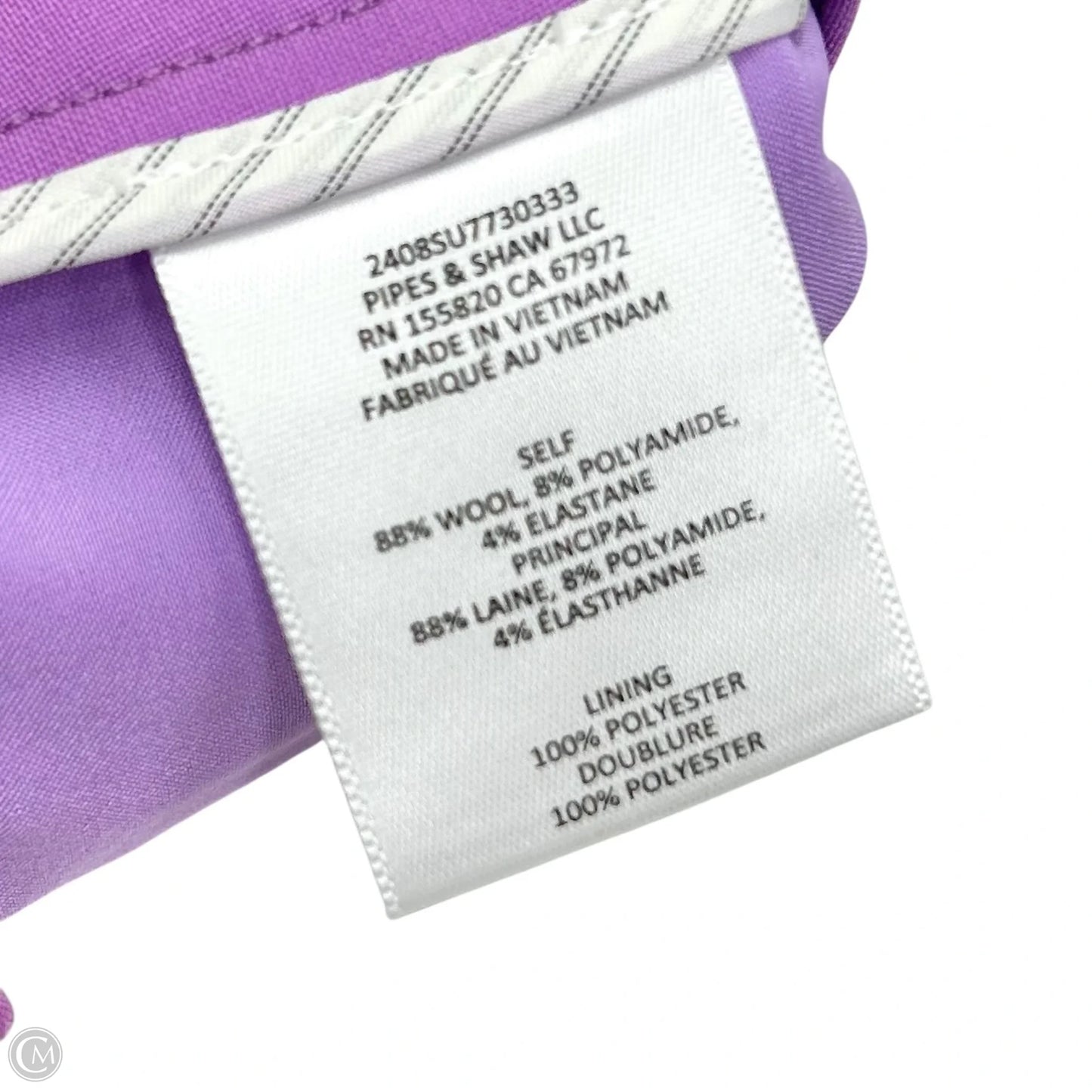 Skort By Veronica Beard In Purple, Size: 0