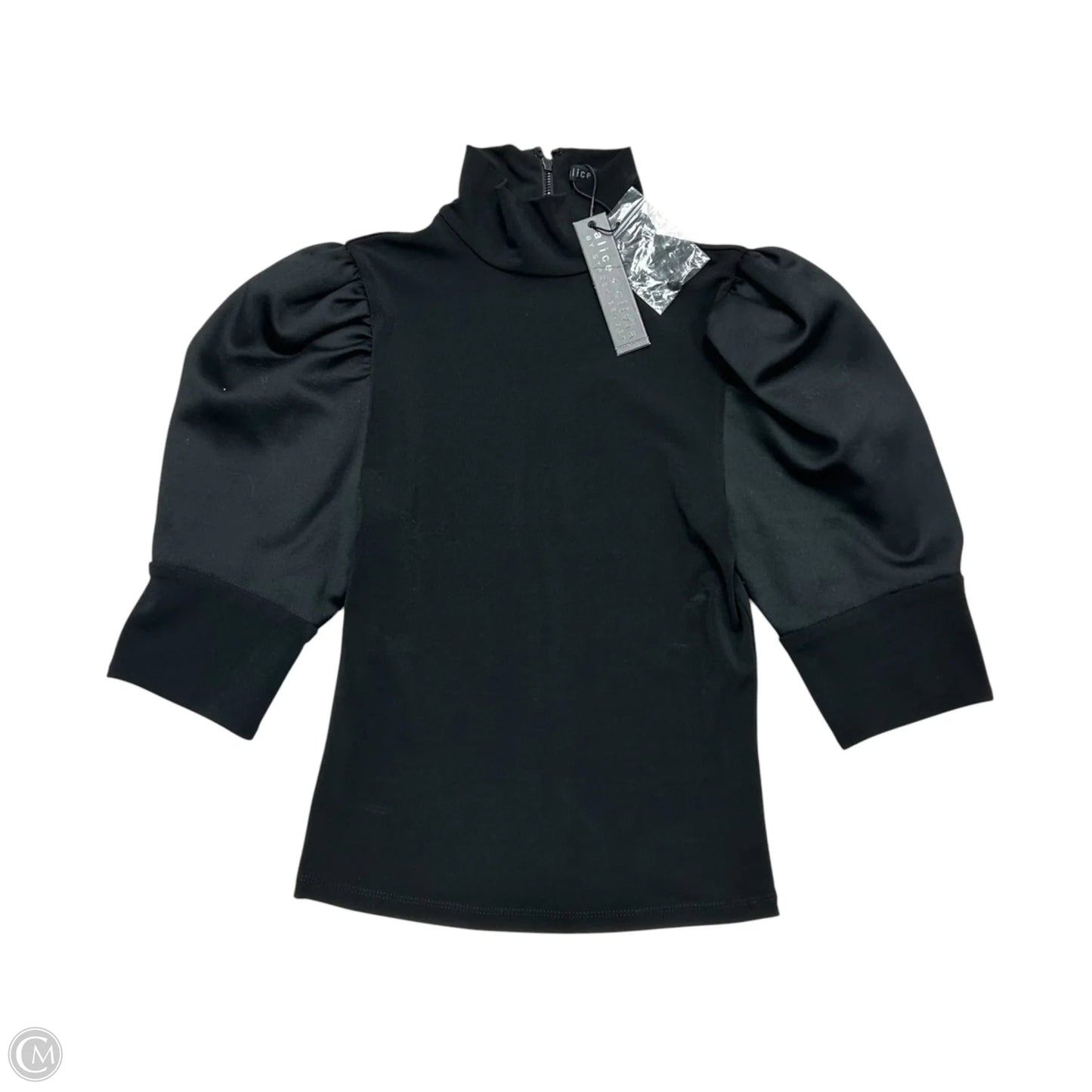 Top Short Sleeve Designer By Alice + Olivia In Black, Size: Xs