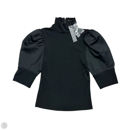 Top Short Sleeve Designer By Alice + Olivia In Black, Size: Xs