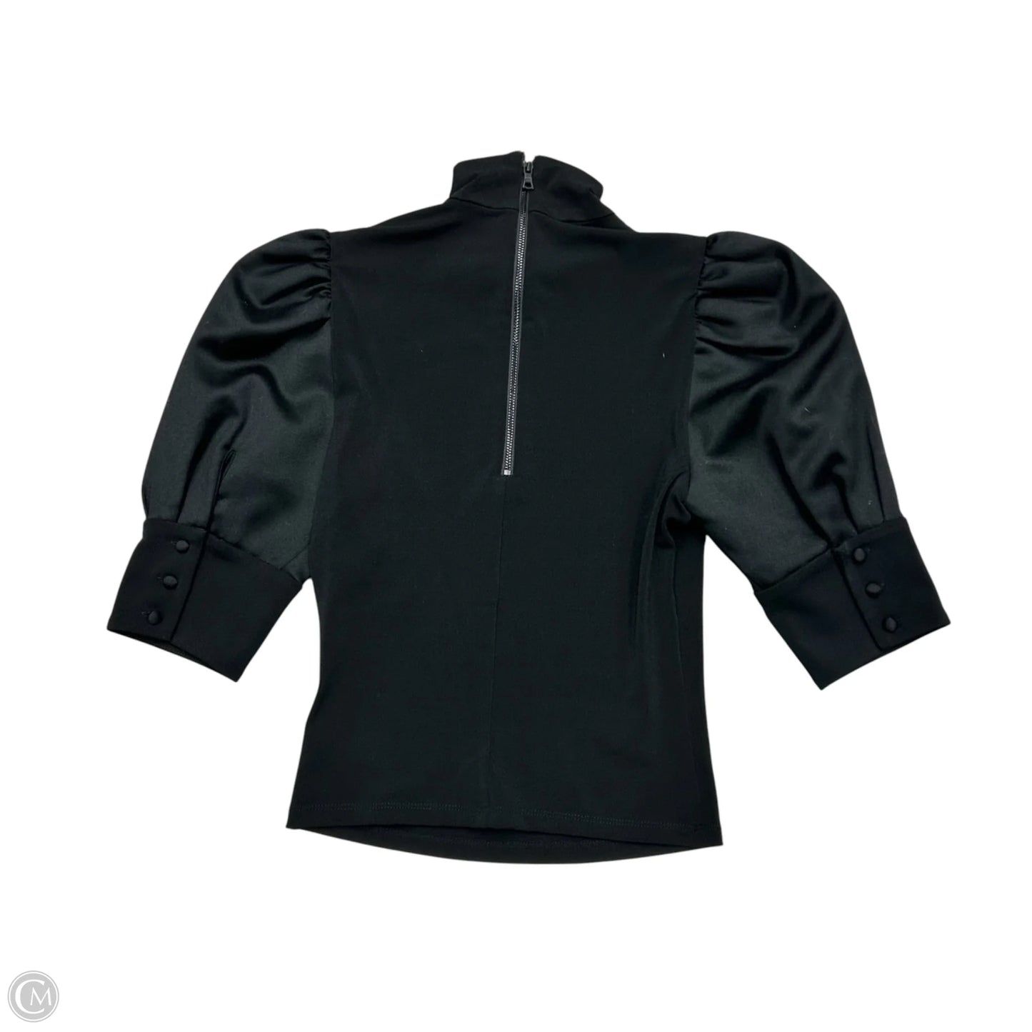 Top Short Sleeve Designer By Alice + Olivia In Black, Size: Xs