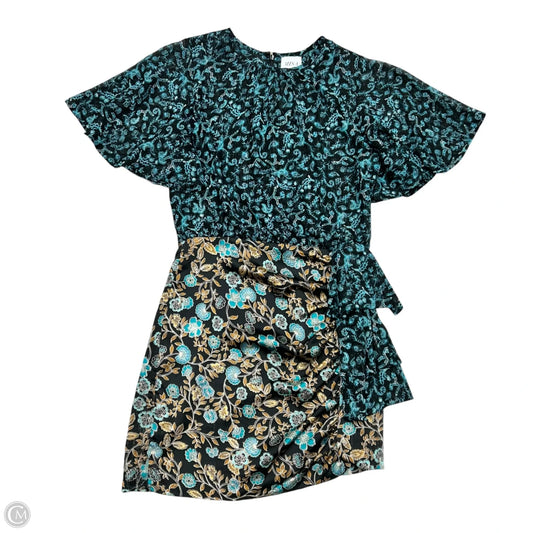 Dress Designer By Misa In Black & Blue, Size: Xs