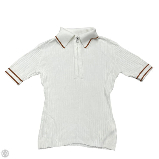 Top Short Sleeve By Varley In White, Size: Xs