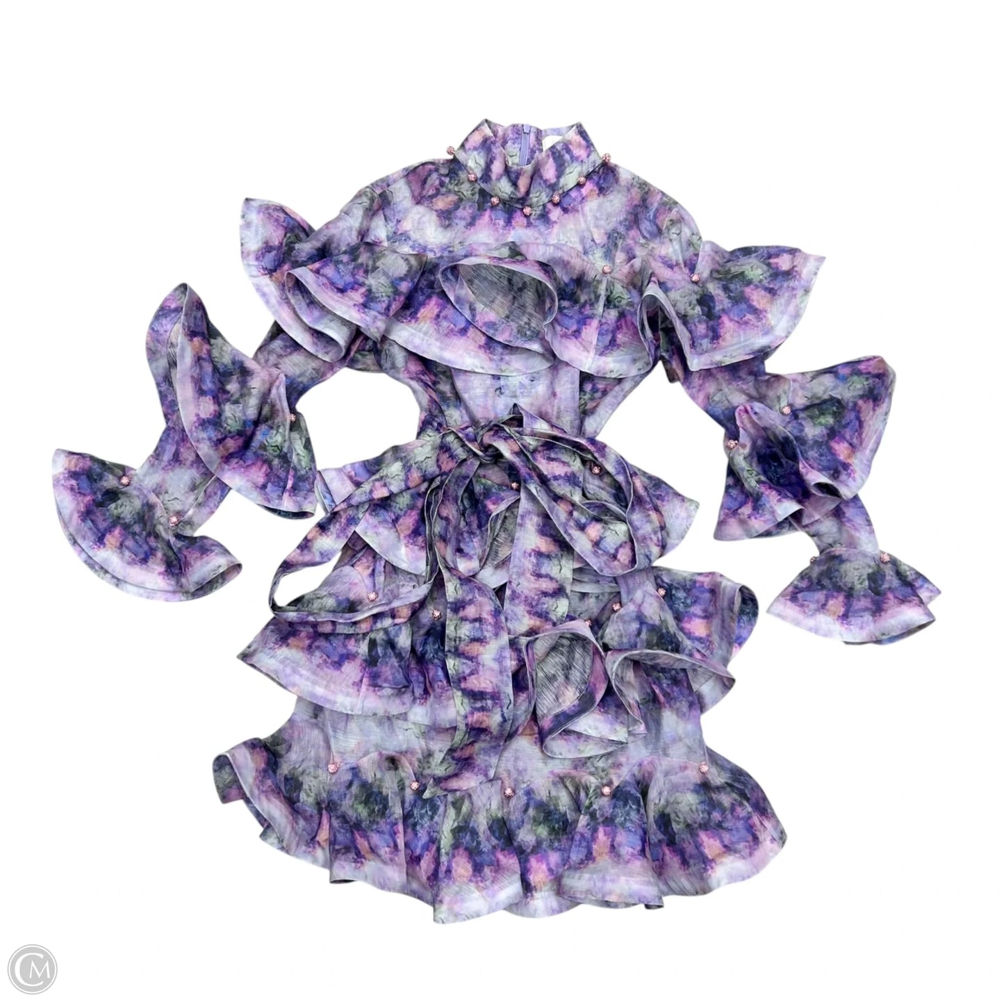 Dress Party Short By Zimmermann In Purple, Size: Xs