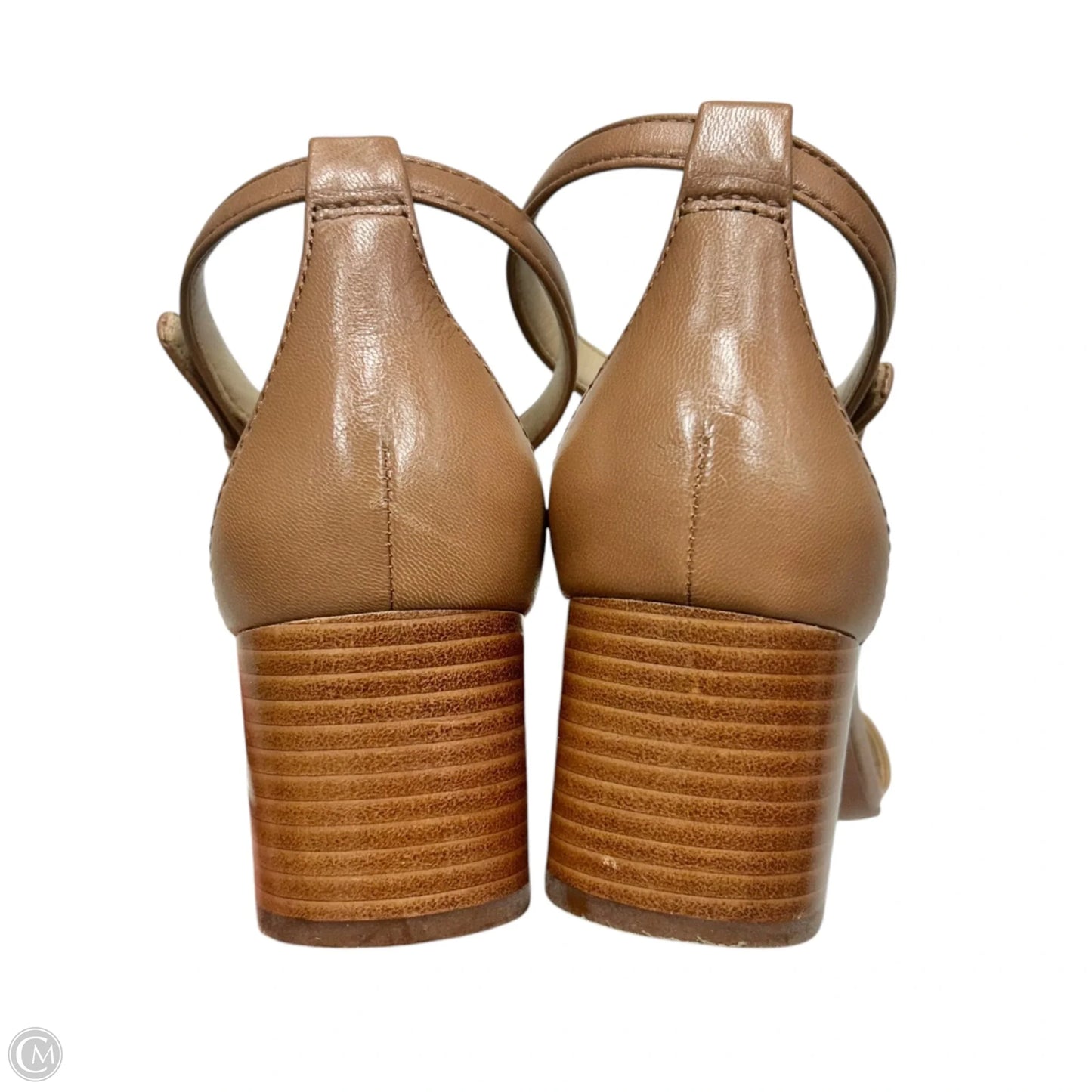 Sandals Designer By Tory Burch In Cream, Size: 8.5