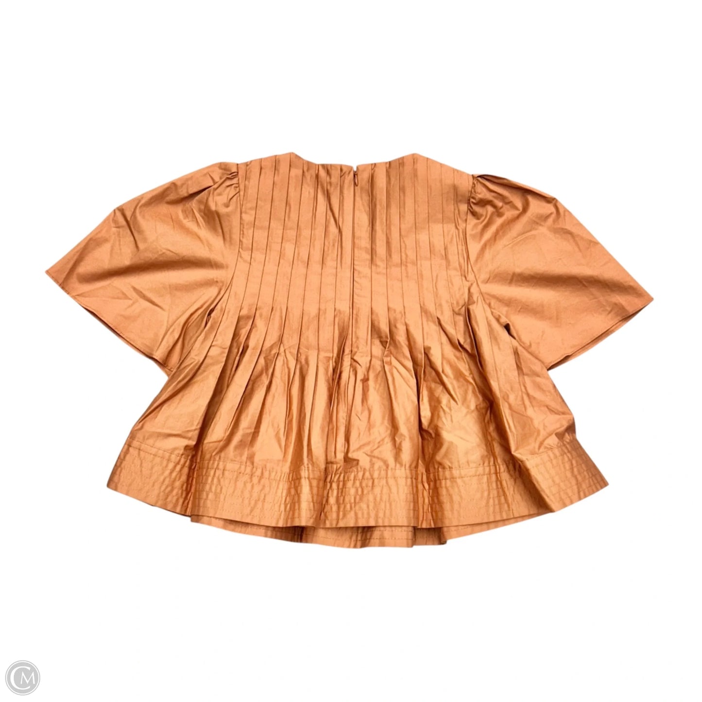 Top Short Sleeve By Mare Mare In Orange, Size: S