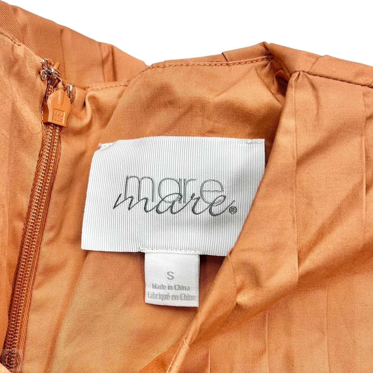 Top Short Sleeve By Mare Mare In Orange, Size: S