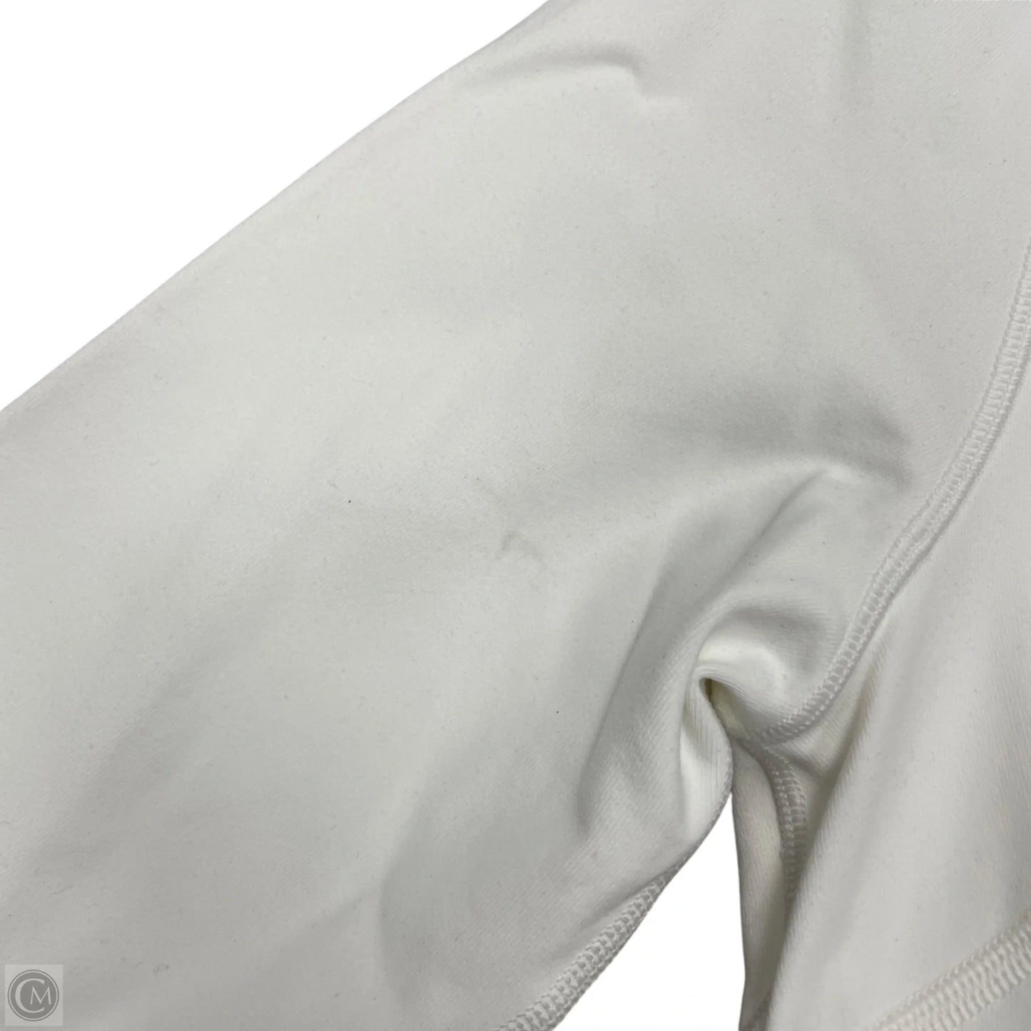 Athletic Jacket By Lululemon In White, Size: M