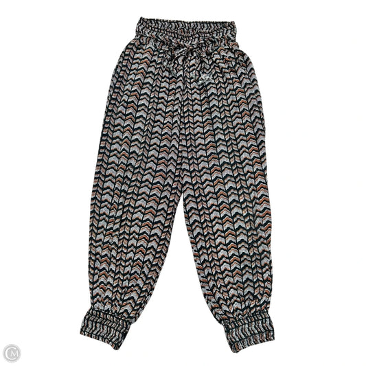 Pants Joggers By Anthropologie In Black & Orange, Size: Xs