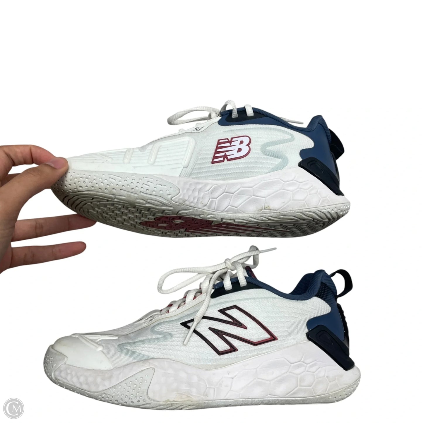 Shoes Athletic By New Balance In White, Size: 6.5