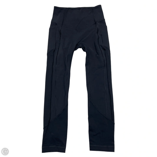 Athletic Capris By Lululemon In Black, Size: S