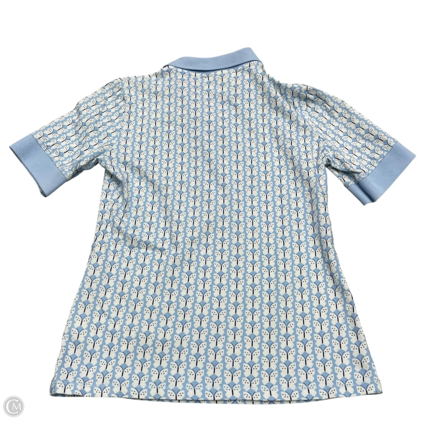 Top Short Sleeve By Maeve In Blue & White, Size: Xs