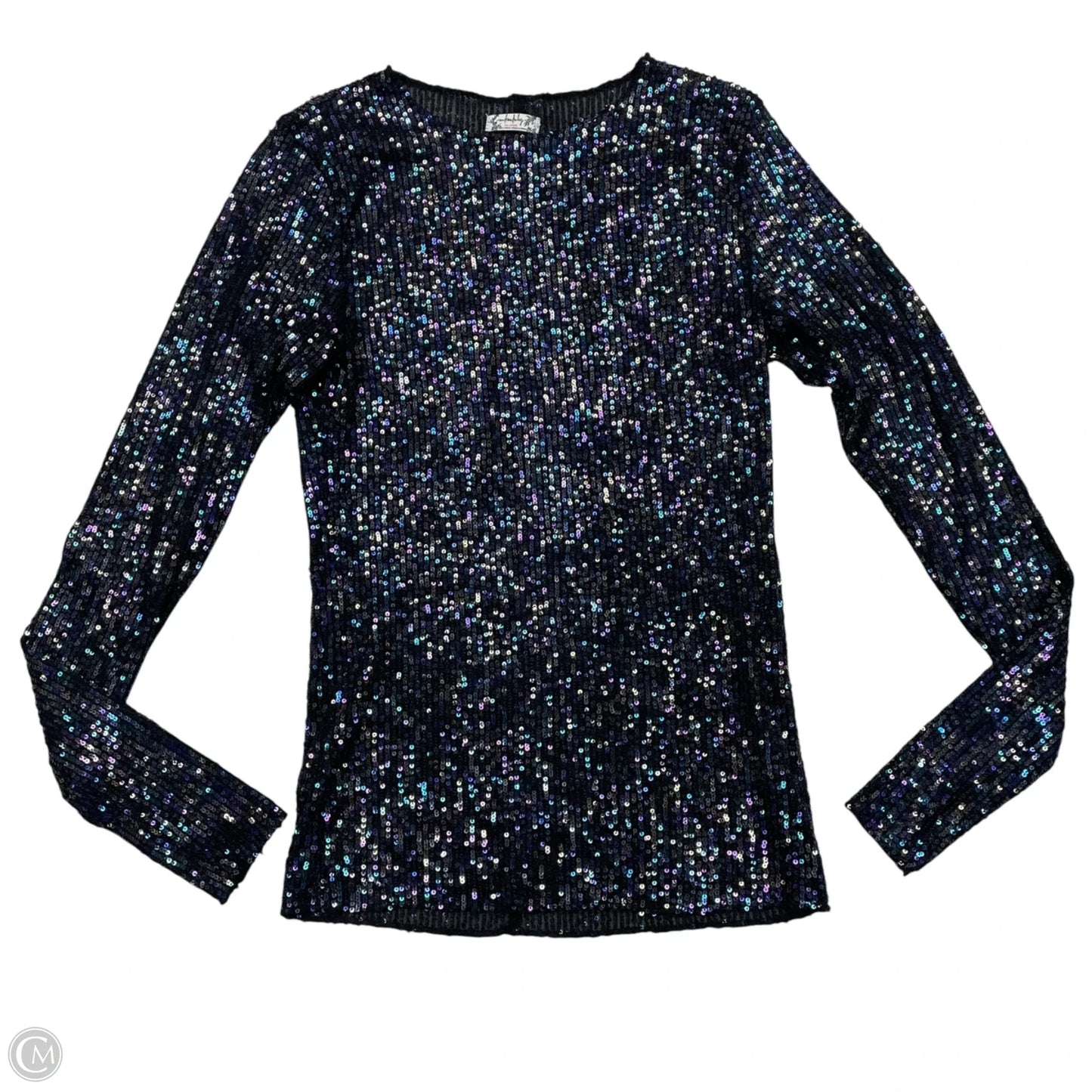 Top Long Sleeve By Free People In Black, Size: S