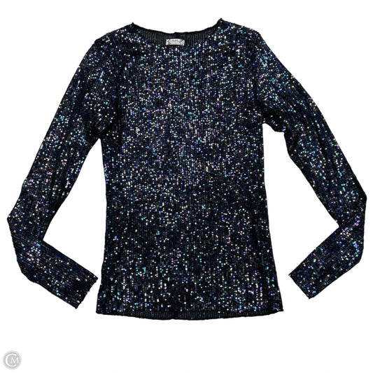 Top Long Sleeve By Free People In Black, Size: S