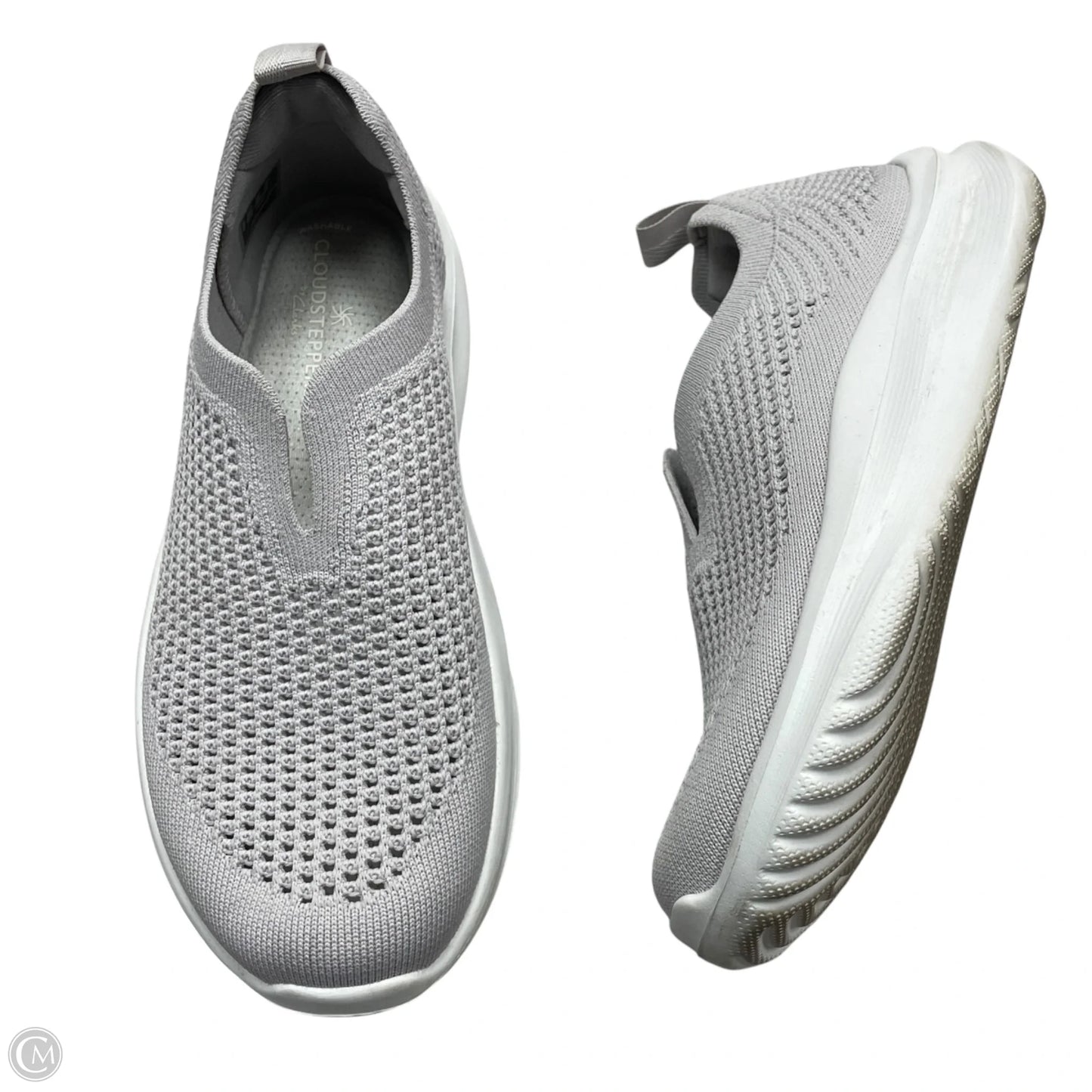 Shoes Sneakers By Clarks In Grey, Size: 7.5
