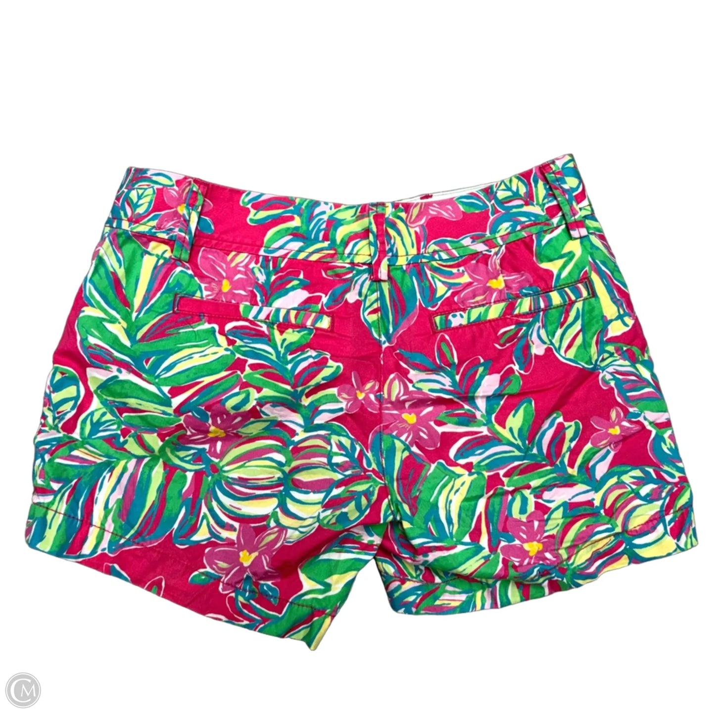Shorts Designer By Lilly Pulitzer In Green & Pink, Size: 4