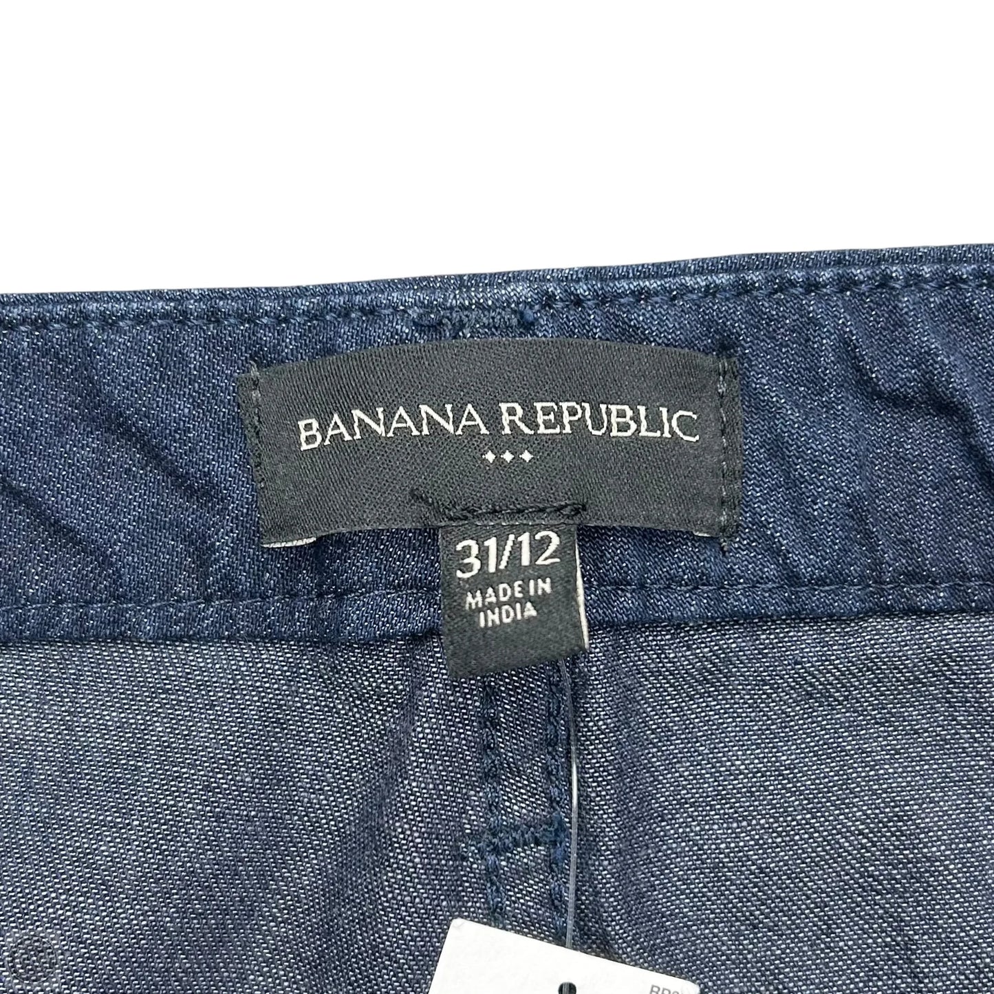 Jeans Wide Leg By Banana Republic In Blue Denim, Size: 12