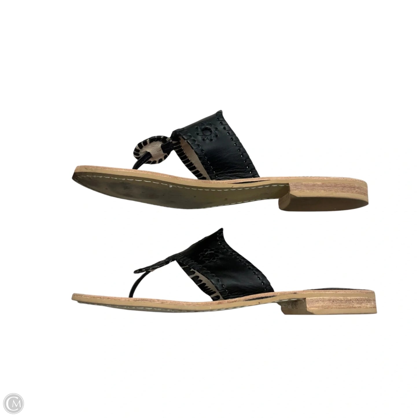 Sandals Flats By Jack Rogers In Black, Size: 10