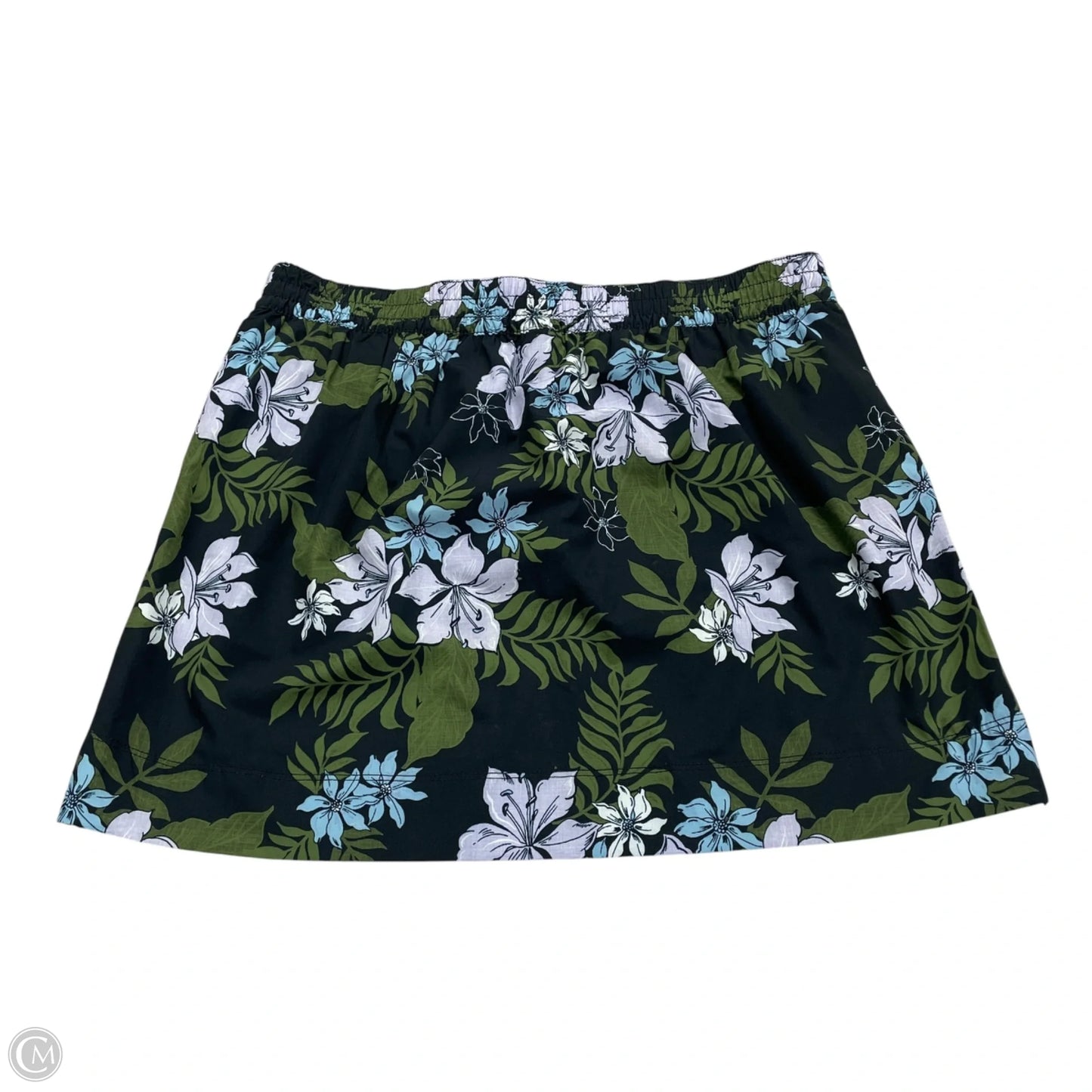 Athletic Skort By Speedo In Floral Print, Size: L