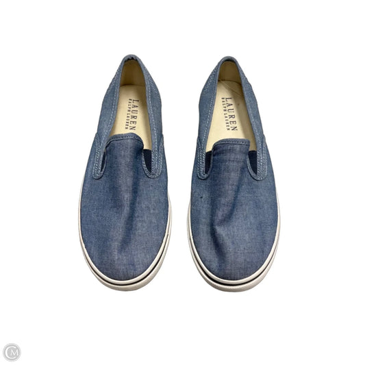 Shoes Sneakers By Lauren By Ralph Lauren In Blue Denim, Size: 6