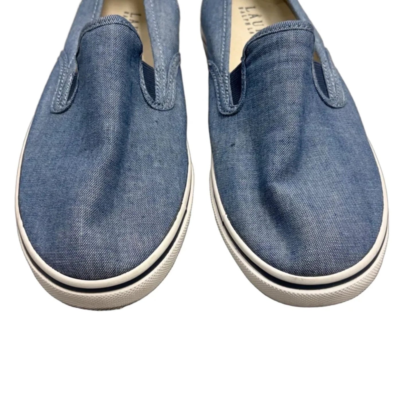 Shoes Sneakers By Lauren By Ralph Lauren In Blue Denim, Size: 6