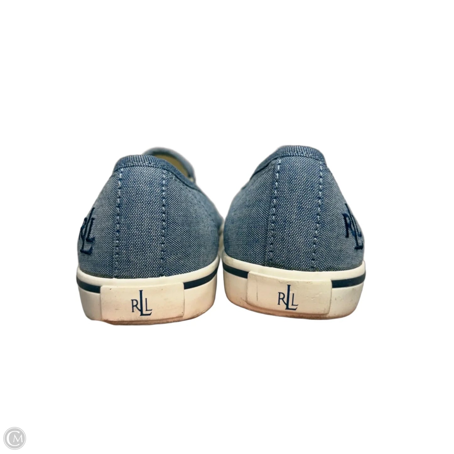 Shoes Sneakers By Lauren By Ralph Lauren In Blue Denim, Size: 6