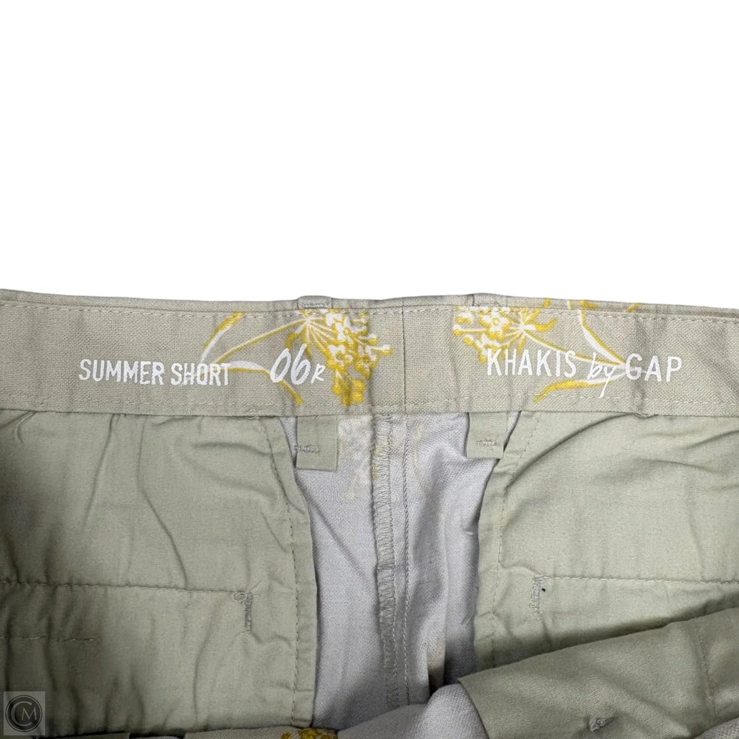 Shorts By Gap In Tan & Yellow, Size: 6