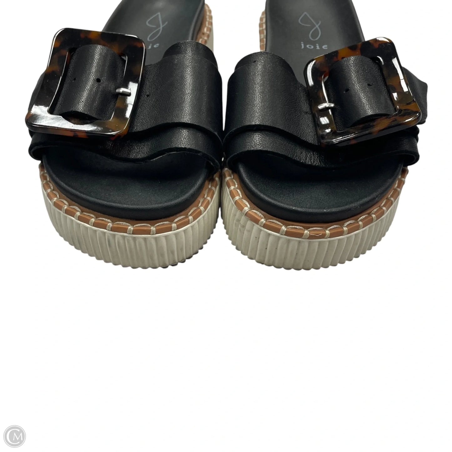 Sandals Heels Platform By Joie In Black, Size: 7