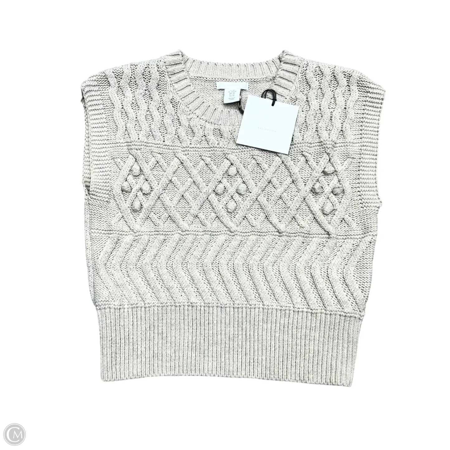 Vest Sweater By Pure/us In Cream, Size: Xs
