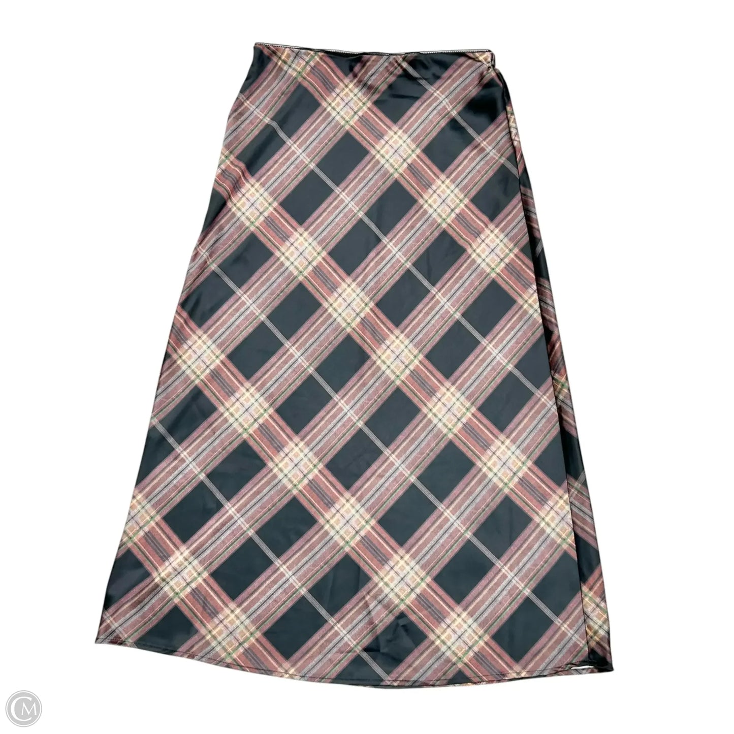 Skirt Midi By Belle Vere In Plaid Pattern, Size: Xs