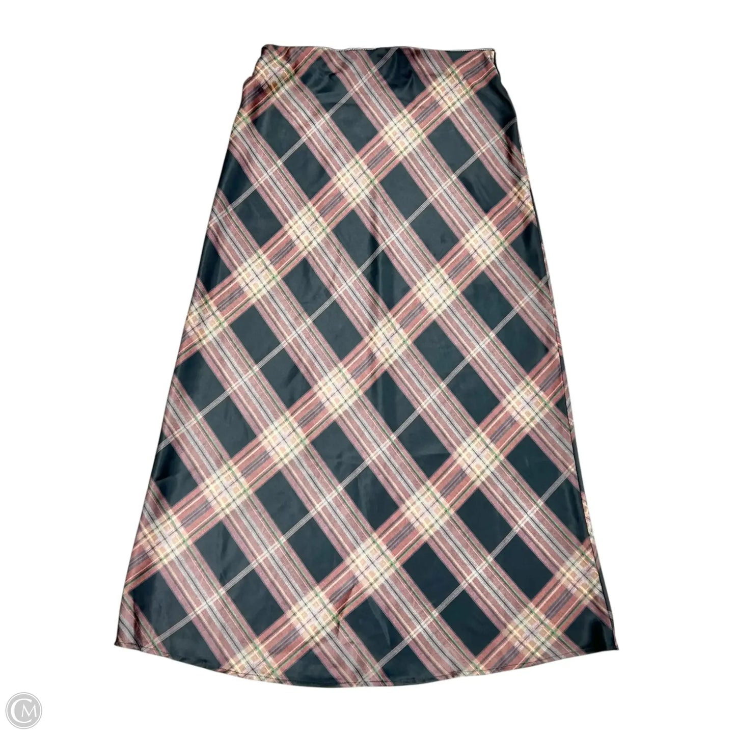 Skirt Midi By Belle Vere In Plaid Pattern, Size: Xs