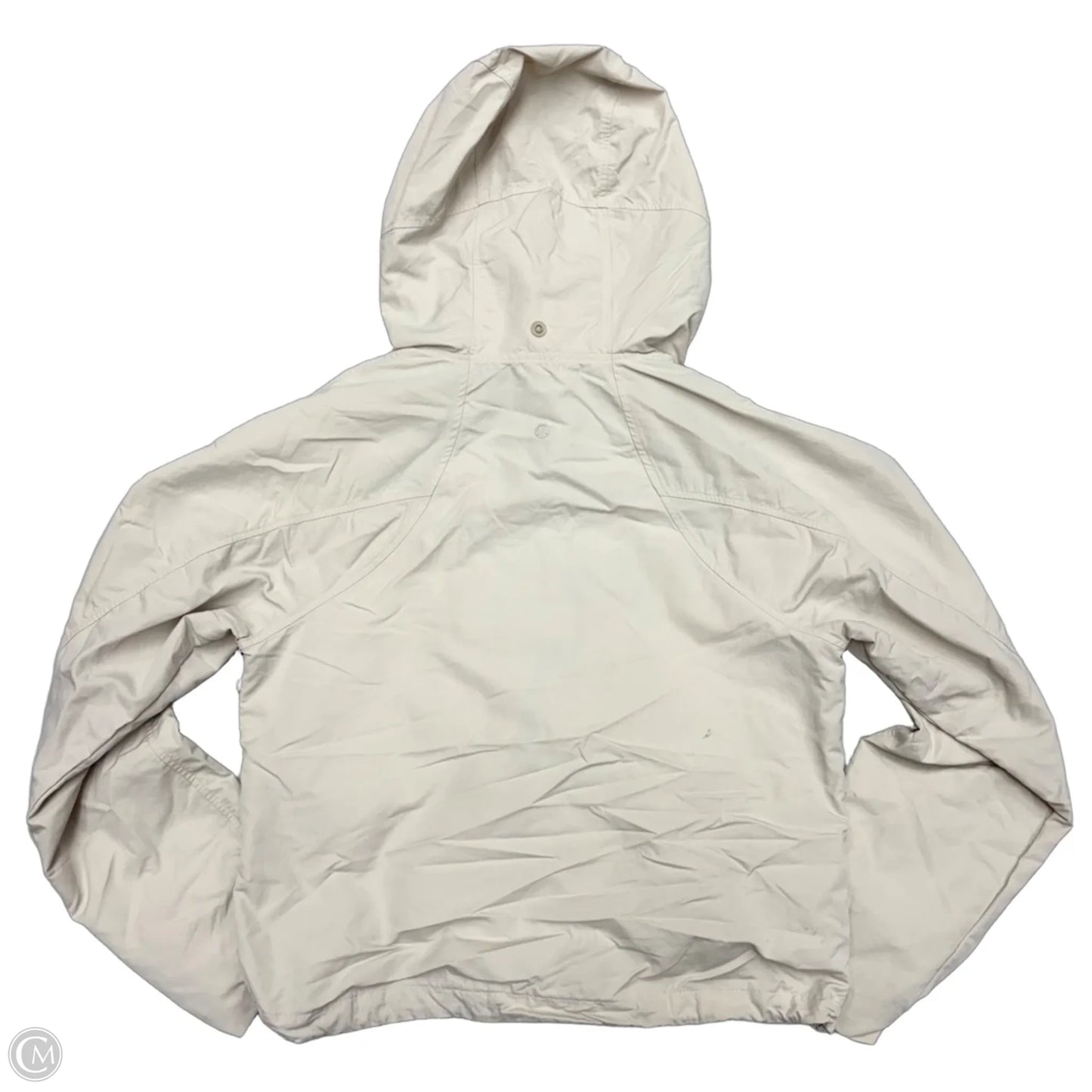 Athletic Jacket By Lululemon In Cream, Size: S