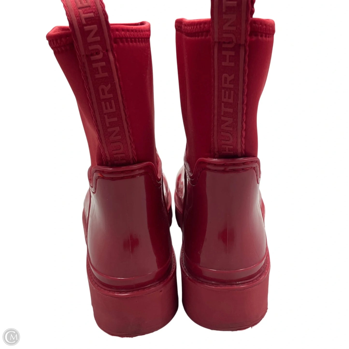 Boots Rain By Hunter In Red, Size: 8