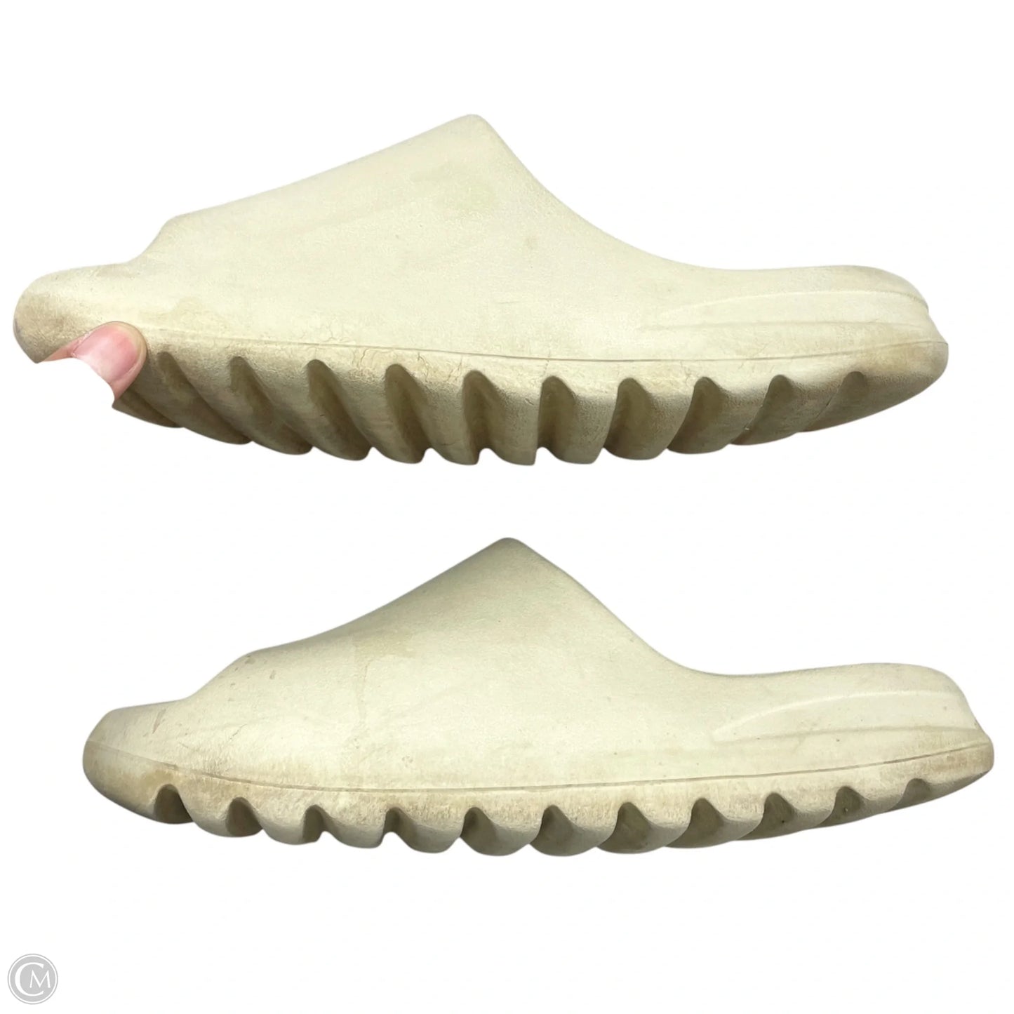 Sandals Heels Platform By Adidas In Tan, Size: 11.5