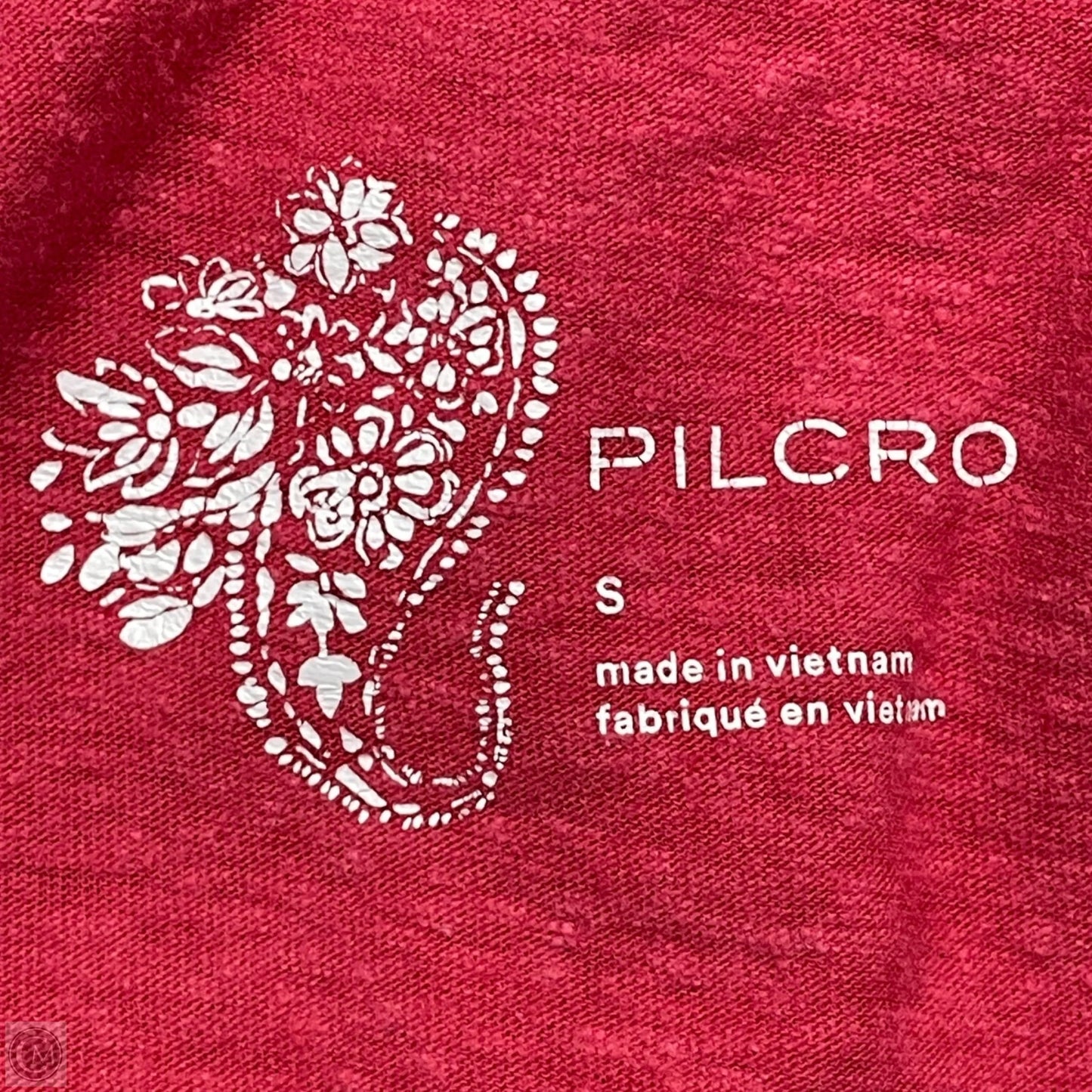 Top Short Sleeve By Pilcro In Pink & Red, Size: S